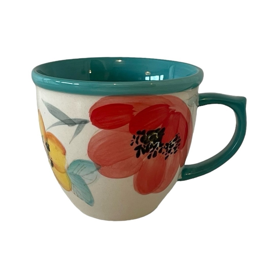 THE PIONEER WOMAN Vintage Large Floral Coffee Tea Mug